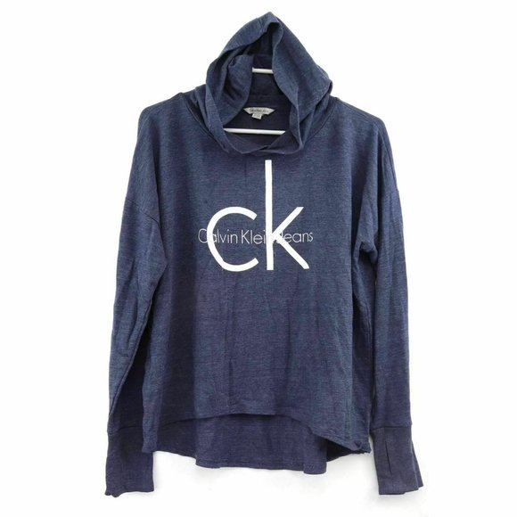 Calvin Klein Jeans Ladies' gray Hoodie - Picture 2 of 6